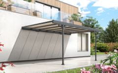 LanitPlast kovový přístřešek / carport TRIGANO JARDIN MISTRAL WALL