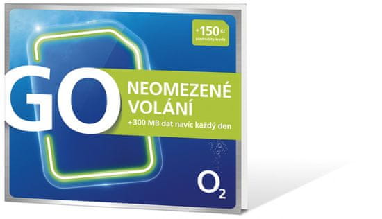 O2 předplacená karta GO Neomezeně