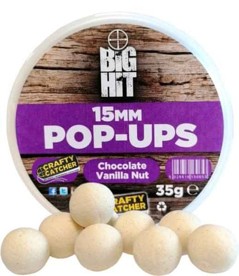 Crafty Catcher Big Hit Pop Ups Chocolate Vanilla Nut 15mm 35g