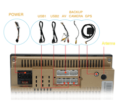 Essgoo 2din Univerzální Autorádio S Kamerou, Android 12.0, Wifi Gps Usb , Android Rádio S Gps Navigací, Handsfree Bluetooth, Usb