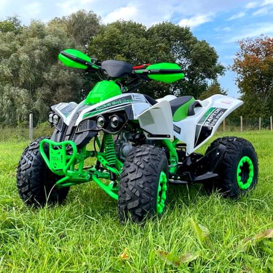 Leramotors Dětská čtyřkolka RAPTOR 125ccm PRO 3+1 zeleno-bílá