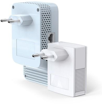 Výkonný Powerline adaptér TP-Link TL-WPA7517KIT RJ-45 Gigabit Ethernet LAN praktické funkce ultrarychlá přenosová rychlost Wi-Fi powerline stisk jednoho tlačítka vysoká efektivita spolehlivost dosah 300 m