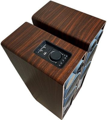  stĺpové reproduktory reprosústava akai SS061A-2086 bluetooth aux in usb port diaľkové ovládanie výkon 200 w maximálny fm tuner 