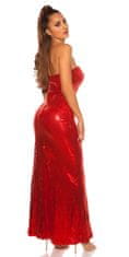 Amiatex Dámské šaty 73101, červená, 8