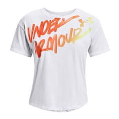 Under Armour Live Chroma Graphic Tee-WHT, Live Chroma Graphic Tee-WHT | 1366006-100 | SM