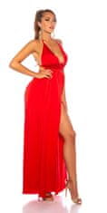 Amiatex Dámské šaty 81865, červená, UNIVERZáLNí
