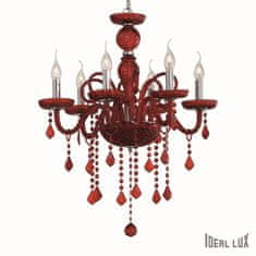 Ideal Lux Ideal Lux GIUDECCA SP6 ROSSO SVÍTIDLO ZÁVĚSNÉ 027418