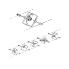 Paulmann Paulmann Seilsystem Mac II Chrom mat 5 Spots bez zdroje světla, max. 10W GU5,3 941.33 P 94133 94133