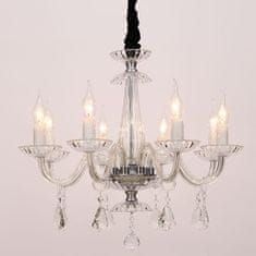 ACA ACA Lighting Crystal závěsné svítidlo BLK80388PCC