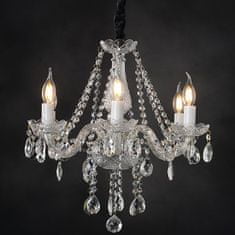 ACA ACA Lighting Crystal závěsné svítidlo BLK80416PCC