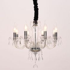 ACA ACA Lighting Crystal závěsné svítidlo BLK82048PCC