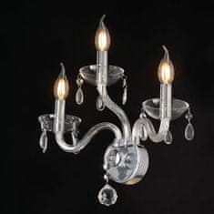 ACA ACA Lighting Crystal nástěnné svítidlo BLK82043WCC