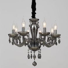 ACA ACA Lighting Crystal závěsné svítidlo BLK82048PSGC