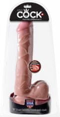 Pipedream King Cock Dual Density Cock W Balls 12" Flesh / realistické dildo