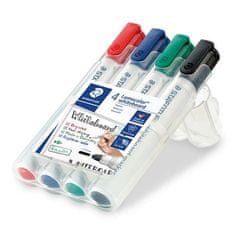 Staedtler Popisovač na bílou tabuli "Lumicolor 351", 4 barvy, kuželový hrot, 2mm 351 WP4