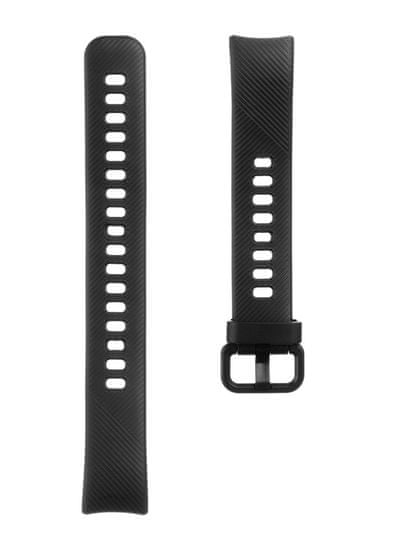 Tactical 438 Silikonový Řemínek pro Honor Band 4/5 Black