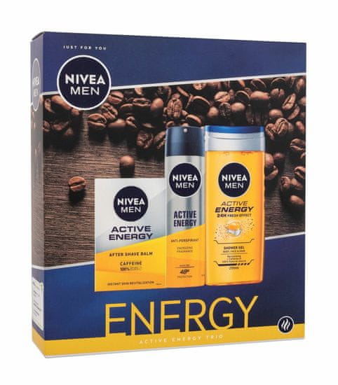 Nivea 100ml men active energy duo, balzám po holení