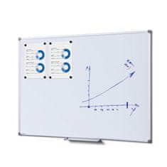 Jansen Display Popisovatelná magnetická tabule - whiteboard SCRITTO enamel, 900x1200mm