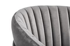 Halmar Jídelní židle K426 - šedá/černá