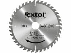 Extol Premium Kotouč pilový s SK plátky, 250x2,2x30mm, 40T, šířka SK plátků 3,2mm, SK