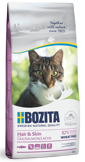 Bozita Adult Hair&Skin Wheat-free Salmon 2 kg