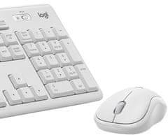 Logitech MK295 Silent, bílá