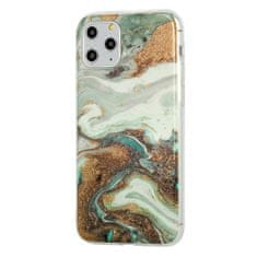 IZMAEL Silikónové třpitivé pouzdro Marble pro Xiaomi Redmi 9 - Multibarevná 5 KP17796