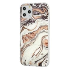 IZMAEL Silikónové třpitivé pouzdro Marble pro Xiaomi Redmi 9 - Multibarevná 3 KP17794