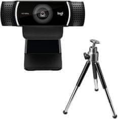 Logitech Webcam C922 Pro Stream, černá (960-001088)