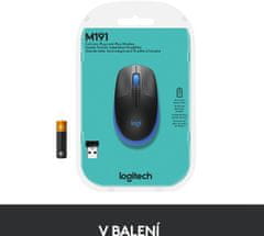 Logitech M190, modrá (910-005907)