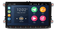 Essgoo 2DIN Android Autorádio do VW, SKODA, SEAT - PASSAT GOLF TIGUAN OCTAVIA, FABIA, YETI, ROOMSTER, CADDY, POLO, LEON, IBIZA AUTORÁDIO S GPS NAVIGACÍ, KAMERA, HANDSFREE