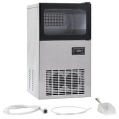 Greatstore Výrobník ledových kostek 420 W černý 45 kg/24 h