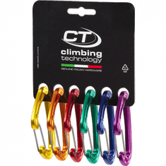 Climbing technology Karabiny Climbing Technology FLY WEIGHT EVO 6 PACK mix colours