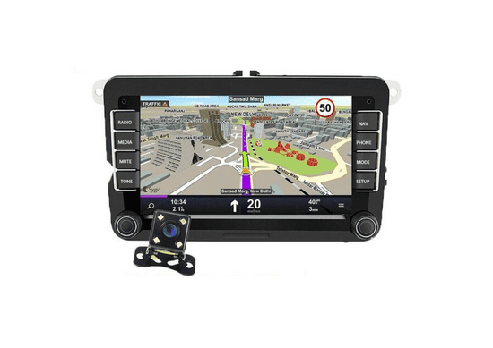 Essgoo 7" Dotykové Autorádio VOLKSWAGEN PASSAT, RADIO DO ŠKODA OCTAVIA ANDROID, ŠKODA FÁBIA ROOMSTER YETI, RÁDIO PASSAT GOLF TIGUAN CADDY, GPS NAVIGACE S KAMEROU