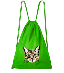 Hobbytriko Batoh s kočkou - Modroočka Barva: Apple Green