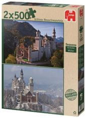 Jumbo Puzzle Neuschwanstein - podzim / zima