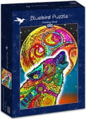 Blue Bird Puzzle Vlk při úplňku