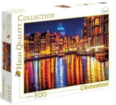 Clementoni Puzzle Světla Amsterdamu
