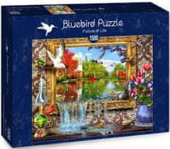 Blue Bird Puzzle Jezero na obraze