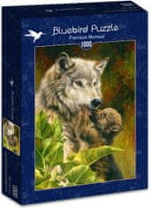 Blue Bird Puzzle Vlk s mládětem