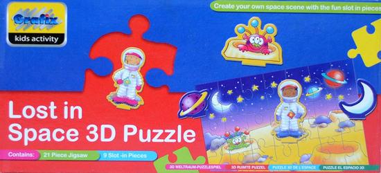 Puzzle Ztraceni ve vesmíru - 3D PUZZLE