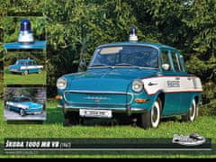 RETRO-AUTA© Puzzle Škoda 1000 MB VB (1967)