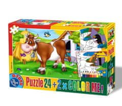 Puzzle Kráva - DĚTSKÉ PUZZLE