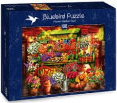 Blue Bird Puzzle Květinový trh