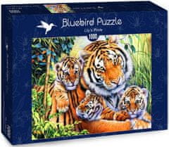 Blue Bird Puzzle Tygří rodinka