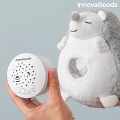 Alum online Plyšová hračka ježek s bílým šumem a projektorem na noční světlo - InnovaGoods Spikey