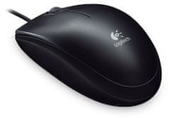 Logitech B100 Optical USB Mouse, černá (910-003357)