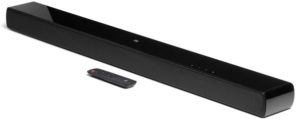  jbl soundbar Cinema SB120 s vestavěným subwooferem voice režim music prostorový zvuk dolby digital Bluetooth hdmi nízký profil 