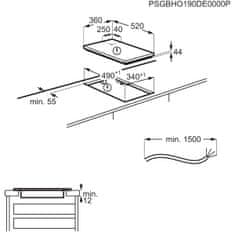 AEG indukční varná deska Mastery Bridge IKE42640KB