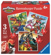 Ravensburger Puzzle Power Rangers 3v1 25 dílků